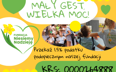 Przekaż nam 1.5% podatku.